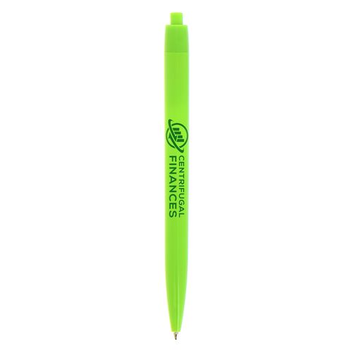 Stylo Bille Rétractable Personnalisable - Vert Citron