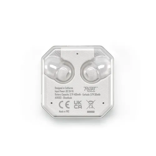 Ecouteurs Ghostbuds, rABS, autonomie 6h, 400mAh