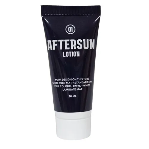 Lait Après-Soleil Personnalisable 30ml - Tube Noir Brillant