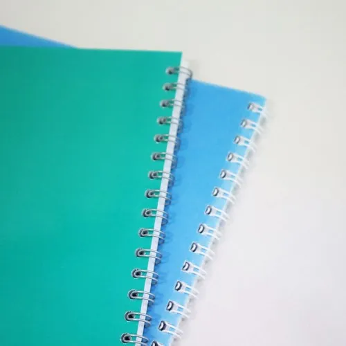 Bloc-notes A5 à Anneaux avec Couverture Carton Laminé Personnalisable