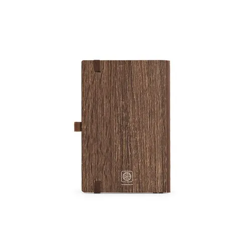 Carnet Steinbeck couverture en bois, 196p 70g/m²
