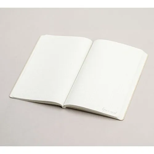 Cahier A5 à couverture souple en papier d'herbe recyclé