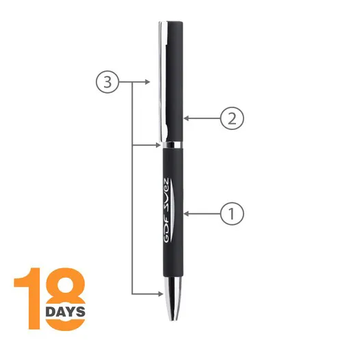 Clap, Stylo ouverture twist. STOCK.