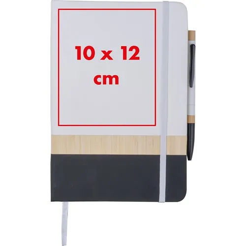 Carnet A5 Écologique avec Stylo Assorti - 160 Pages Lignées