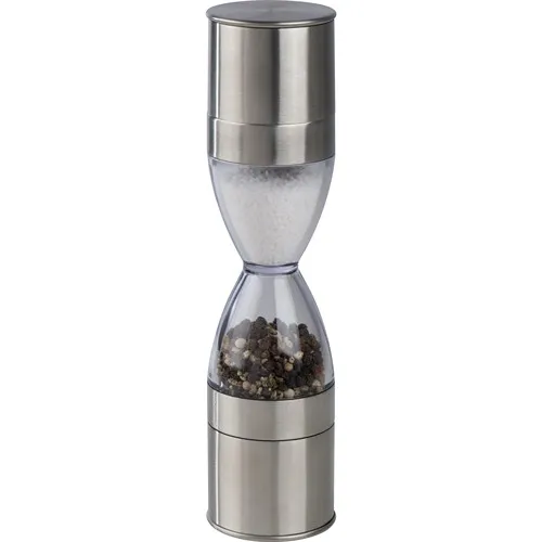 Set Moulins à Sel et Poivre en Bois Personnalisés avec Gravure Laser