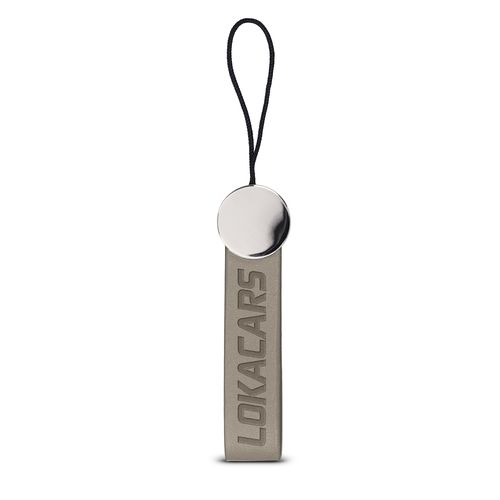 Porte-Clés Circle PU et Zamac - Personnalisable par Sérigraphie