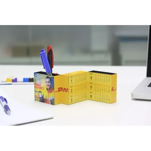 Pot à Crayons Publicitaire Panoramique 3 Panneaux Personnalisable