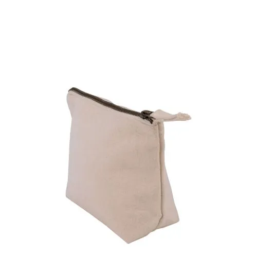 Trousse en Coton 400g avec Soufflet - Personnalisable par Sérigraphie