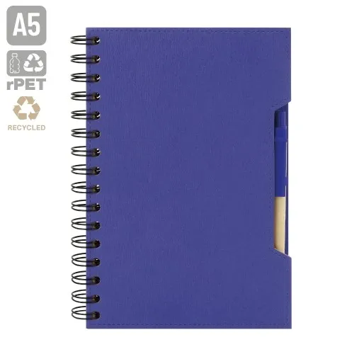 CAHIER A5 AVEC STYLO ECO "GREEN LIFE"