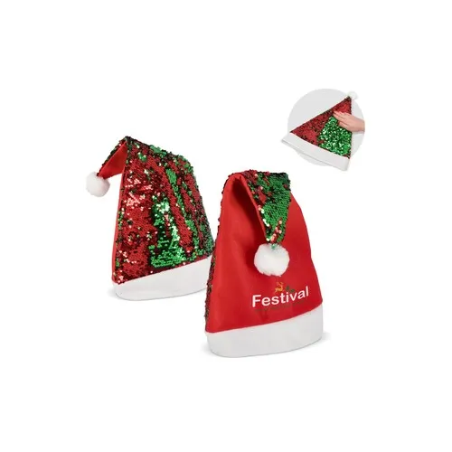 Bonnet de Noël en Feutre Personnalisable - Accessoire Festif Entreprise