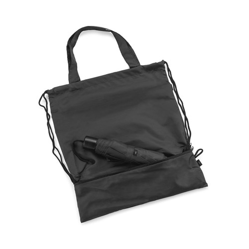 Sac à cordons écologique avec parapluie intégré personnalisable