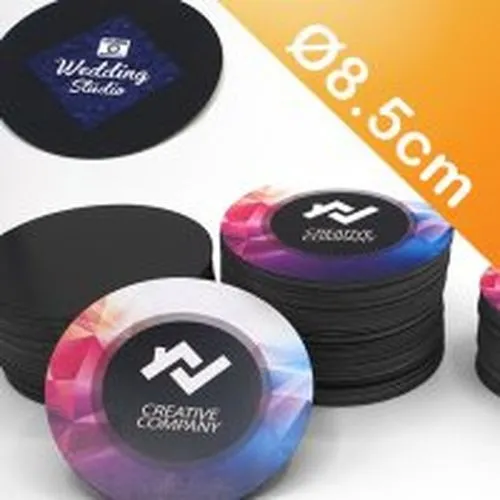 Magnet publicitaire rond Ø85mm - Impression quadri - Fabrication française