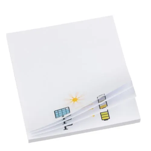 Bloc Notes Repositionnables Personnalisés 70x75mm - 25 Feuilles
