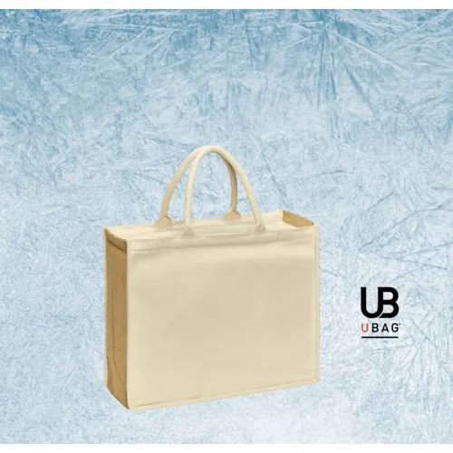 Sac isotherme coton canvas et jute personnalisable Riviera