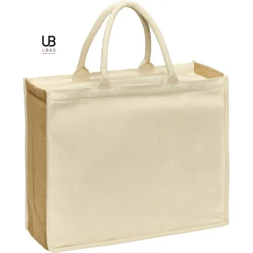 Sac isotherme coton canvas et jute personnalisable Riviera