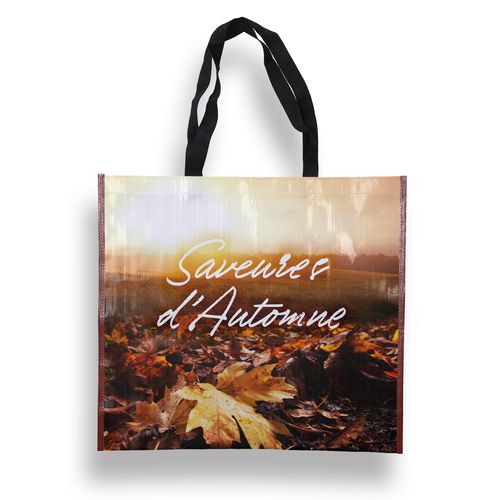 Sac shopping PP tissé personnalisable - Impression jusqu'à 6 couleurs