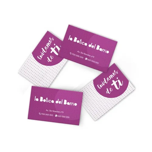 Carte de Visite Personnalisée en Sérigraphie - Papier 350g Mat