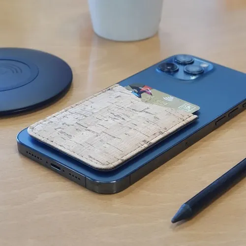 PORTE-CARTE POUR SMARTPHONE AVEC ADHESIF 3M LIEGE - MADE IN EUROPE