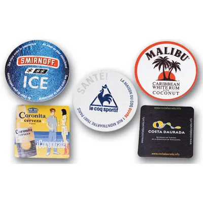 Sous-verres personnalisés par sérigraphie - Communication de table