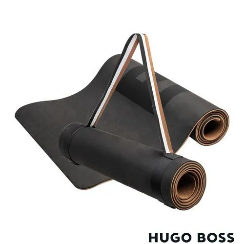 Tapis de Yoga Bicolore Premium Personnalisable - Iconic Black