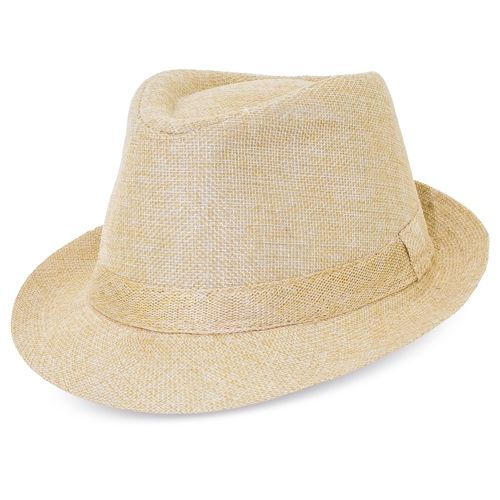 Chapeau Paille Naturelle avec Ruban Personnalisable - Communication Visuelle