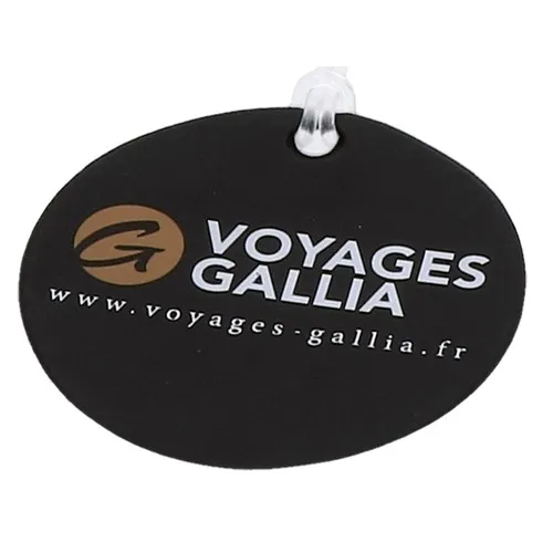 Etiquette bagage TIME TO TRAVEL Budget + lien élastique(non monté)