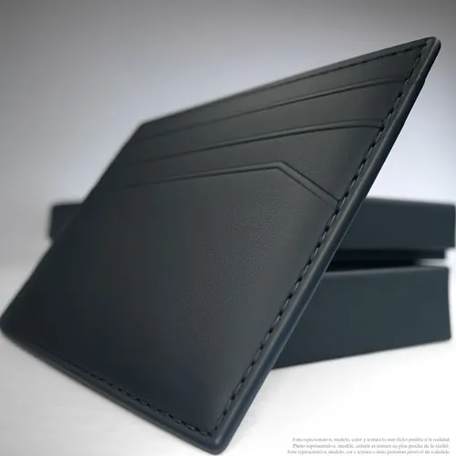 Porte-Cartes Cuir RFID Personnalisable - Essential Nappa