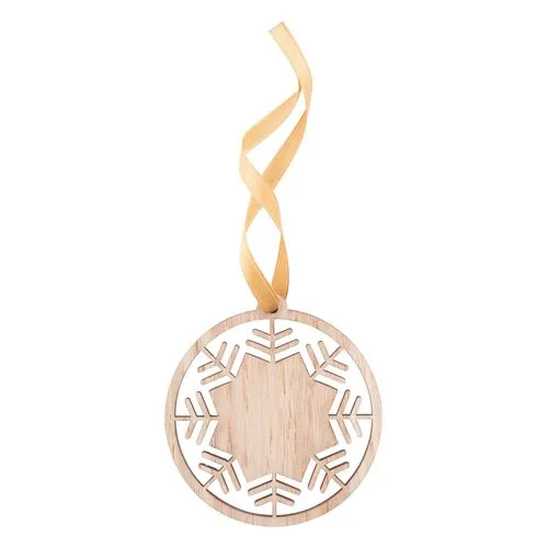 Décoration pour sapin de Noël, flocon de neige Lundamo