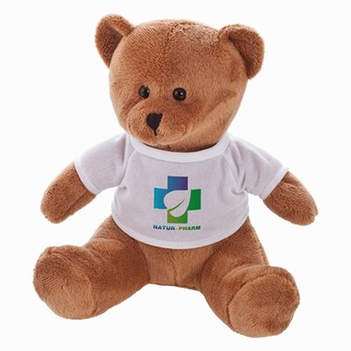 Ours en Peluche Personnalisable avec T-shirt - 19 cm