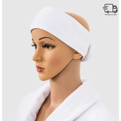 Bandeau de tête éponge personnalisable avec broderie logo