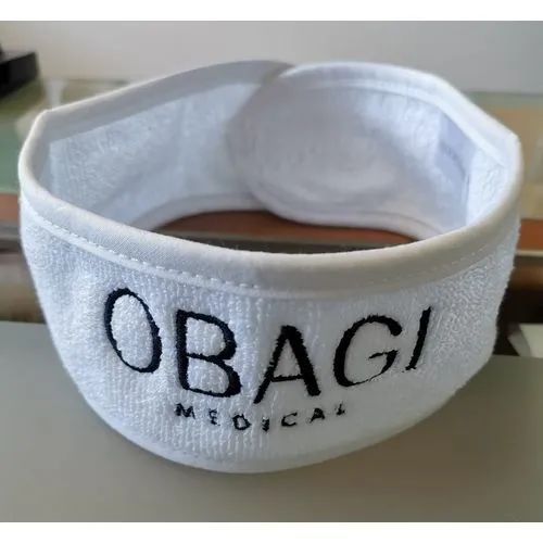 Bandeau de tête éponge personnalisable avec broderie logo