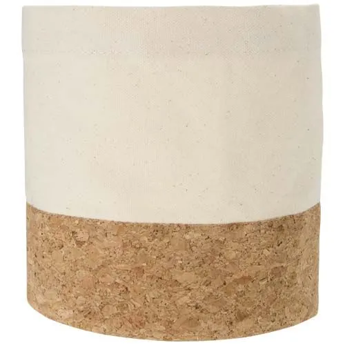 Corbeille à pain personnalisable en coton et liège