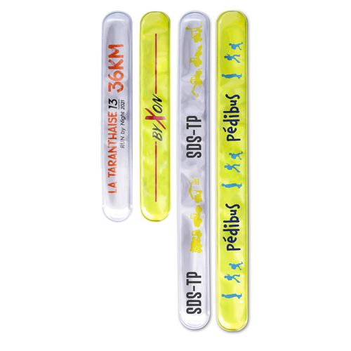 Brassard Fluo Rétroréfléchissant Personnalisable - Norme EN 13356