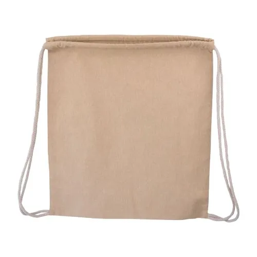 Sac à dos en coton recyclé 150g personnalisable - Fabrication Europe