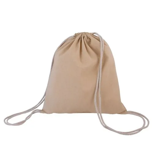Sac à dos en coton recyclé 150g personnalisable - Fabrication Europe