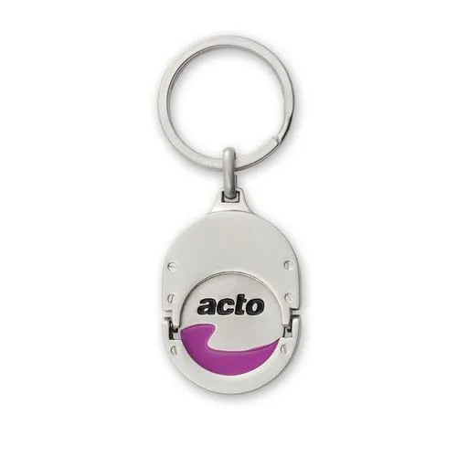 PORTE-CLÉS JETON MÉTAL - AT30
