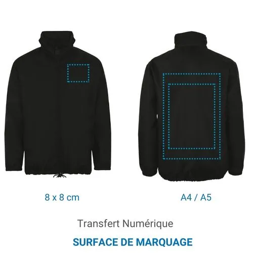 Coupe-vent SURF 210 H/F - Blanc XS