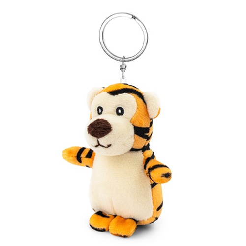 Porte-clés Peluche Tigre Personnalisable | Objet Publicitaire