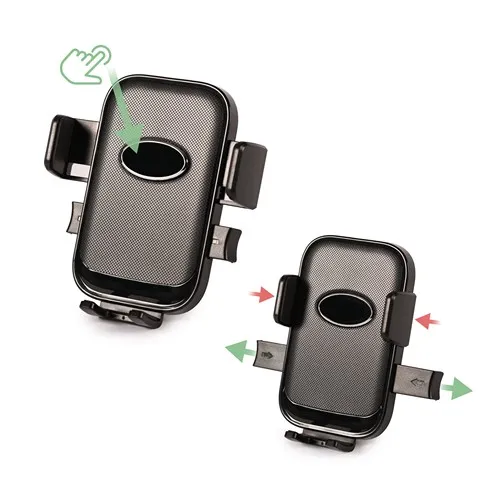 Support Téléphone Voiture Personnalisable avec Clip Auto