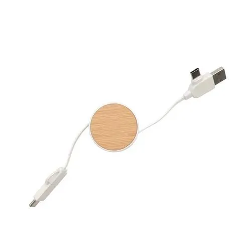 Câble 3-en-1 Rétractable Personnalisable - Charge Rapide Universelle