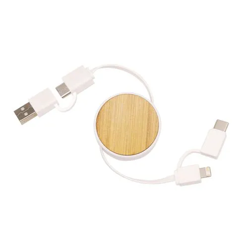 Câble 3-en-1 Rétractable Personnalisable - Charge Rapide Universelle