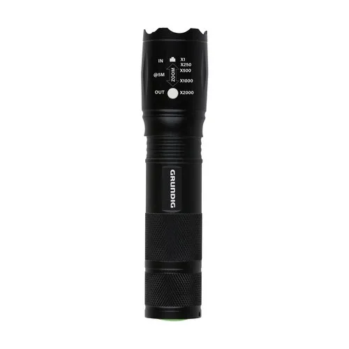 Grundig 1W LED-Torch Zoom lampe de poche