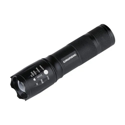 Grundig 1W LED-Torch Zoom lampe de poche