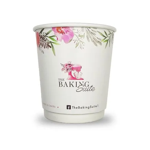 Gobelet Papier Double Paroi Biodégradable 230ml - Personnalisable