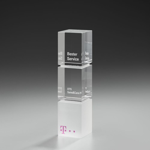 Trophée Personnalisable par Sérigraphie - Récompense Entreprise