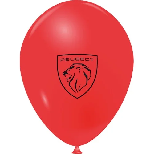 Ballons publicitaires diamètre 23cm imprimés sur 1 face en 1 couleur, par sérigraphie