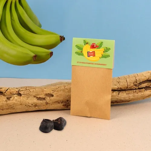 Plante personnalisée en pot popcorn - Cadeau écologique original