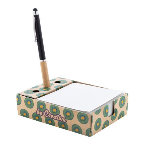 Distributeur de Notes Recyclé avec Porte-Stylos Personnalisable