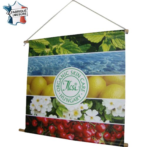 Mini X-banner personnalisé - Format compact pour PLV mobile