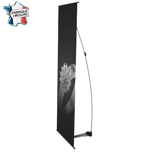 Mini X-banner personnalisé - Format compact pour PLV mobile